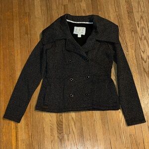 Element Women's Dark Gray Double Breasted Pea Coat